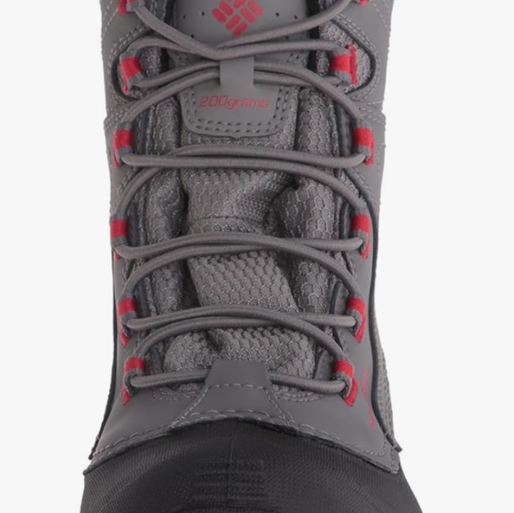 #541Columbia Youth Bugaboot Boys-K Snow Boots-Quarry Rocket. Size: 2 - Picture 4 of 9